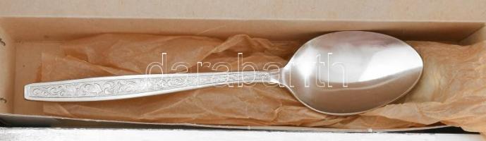 Elekrtosztal retro szovjet 24 darabos, hat személyes evőeszköz készlet eredeti dobozában