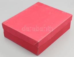 6 db szovjet kristály konyakos pohár eredeti dobozában 14 cm