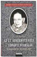 László Károly: Az út Auschwitz felé. Tóparti nyaralás. Bp., 2004, Mundus. Kiadói kartonált papírkötés, jó állapotban, benne a szerző dedikációja Haraszty István (1934-2022) szobrásznak címezve.