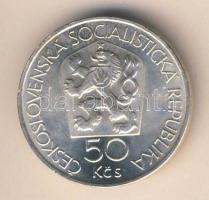 Csehszlovákia 1978. 50K Ag "Körmöcbányai Éremverde" Hungarika! T:1