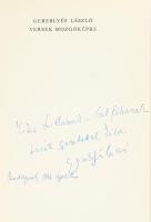 Gereblyés László: Versek mozgóképre. DEDIKÁLT! Bp., 1966, Szépirodalmi Könyvkiadó. Kiadói egészvászon kötés, jó állapotban.