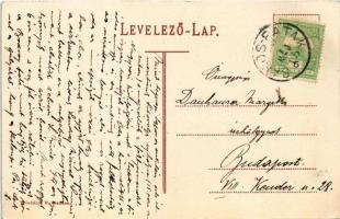 1906 Sárospatak, Református kollégium. Trócsányi B. kiadása