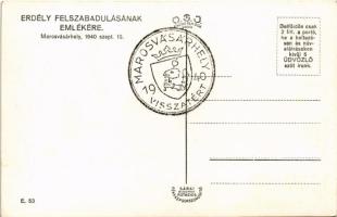 1940 Marosvásárhely, Targu Mures; bevonulás, katonai teherautók, Tanko üzlete. Sárai E. 53. / entry ...