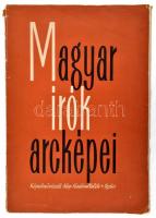 Magyar írók arcképei. Bp., 1960, Képzőművészeti Alap, 12 t. (Komplett). Sérült kiadói mappában, 41,5x29 cm.