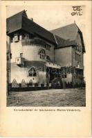 1912 Marosvásárhely, Targu Mures; Kereskedelmi és Iparkamara. Révész Béla kiadása - Toroczkai Wigand Ede építész saját levele az általa tervezett épülettel / Chamber of Commerce and Industry - Letter of Architect Ede Toroczkai-Wigand with the building he designed