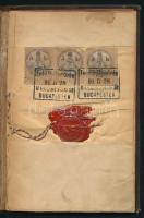 1895 Bp., Erzsébet körút, "Petőfihez" Hirschfeld Mór / Kalmár László kereskedésének bevásá...