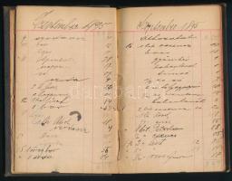 1895 Bp., Erzsébet körút, "Petőfihez" Hirschfeld Mór / Kalmár László kereskedésének bevásá...