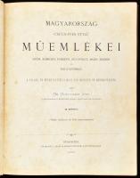 Henszlmann Imre: Magyarország csúcs-íves stylü műemlékei II. kötet Győr, Soprony, Pozsony, Sz.-György, Bazin, Modor és Nagy-Szombat (Négy táblával és 191 fametszettel) Bp. 1880. M. Kir. Egyetemi ny. Modern egészvászon kötésben.