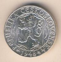 Csehszlovákia 1948. 100K Ag "Károly Egyetem 600. évfordulója" T:2