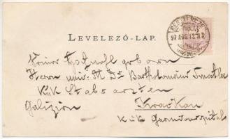 1897 (Vorläufer) Beszterce, Bistritz, Bistrita; Gimnázium, templom, utca, régi várfal / Gymansium, A...