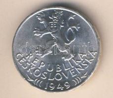 Csehszlovákia 1949. 100K Ag "Hornickych Prav" T:2