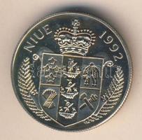 Niue 1992. 5$ Ag "Veszélyeztetett állatvilág-Jaguár" T:PP