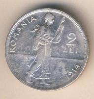Románia 1914. 2L Ag I.Károly T:3