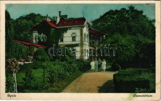 1943 Gyula, Szanatórium. M. ki. Dohányáruda kiadása (EB)