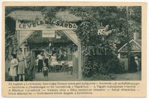 Debrecen, Leveles Csárda (vitéz Fejér István), étterem, Kiss Csiky Elemér zenekara, Dreher sörök, reklámlap (ázott / wet damage)