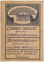 Kotsis Iván, Dr.: Családi-házak és nyaralók. 2. kiadás Bp. 1922, Németh József, 32 p. Számos szövegközti és egészoldalas fényképpel illusztrált. Kiadói papírborítóban, javított borítóval, egy szakadt lappal (27/28.), ceruzás bejegyzésekkel, a tervrajz tábla hiányzik.