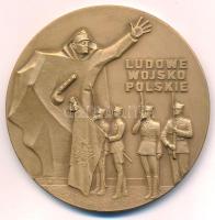 Lengyelország ~1980. &quot;A Lengyel Néphadsereg / Lenino 1943. X. 12-13.&quot; bronz emlékérem. Szign.:AN (69mm) T:AU Poland ~1980. &quot;Ludowe Wojsko Polskie / Lenino 12-13. X. 1943.&quot; bronze commemorative medallion. Sign.:AN (69mm) C:AU