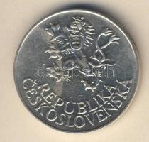 Csehszlovákia 1955. 25K Ag "Felszabadulás 10. évfordulója" T:2