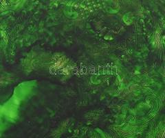 Sheffield antik ezüstözött kínálótálca, zöldre mázolt felülettel, áttört mintás oldalrésszel, félgöm...