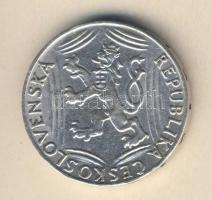 Csehszlovákia 1948. 100K Ag "Függetlenség" T:2