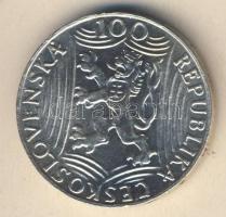 Csehszlovákia 1949. 100K Ag "Sztálin" T:2