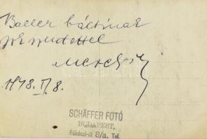 1948 Asztaltársaság, közöttük Gerő Ernő fotólap