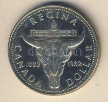 Kanada 1982. 1$ Ag "100 éves Regina" T:exPP