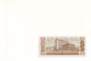 Sierra Leone 1984. 50c felbélyegzett borítékban, bélyegzéssel T:UNC Sierra Leone 1984. 50 Cents in e...