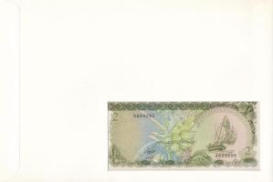 Maldív-szigetek 1983. 2R felbélyegzett borítékban, bélyegzéssel T:UNC Maldives 1983. 2 Rufiyaa in en...
