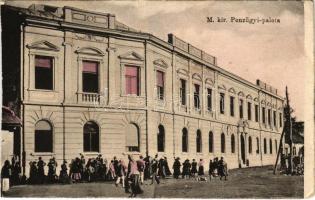 Ungvár, Uzshorod, Uzhhorod, Uzhorod; M. kir. pénzügyi palota / financial palace (Rb)
