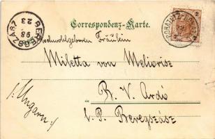 1898 (Vorläufer) Rohatec, Rohatetz; Zuckerfabrik / sugar factory (tear)