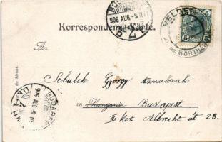 1906 Velden am Wörthersee, Bade Anstalt und Schwimm Schule Ulbing / spa and swimming school (EB)