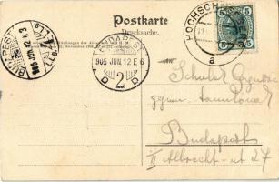 1905 Schneeberg, Elisabethkirchlein und Station Hochschneeberg, Waxrigel. K. Ledermann (EK)