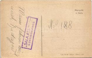 Trento, Trient (Südtirol); Torre della Citta. La mai doma speranza divenuta realta / Italian Art Nou...