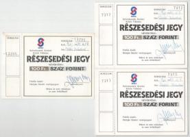 Budapest 1982. "Skála - Szövetkezetek Áruházi Közös Vállalata" névre szóló részesedési jeg...