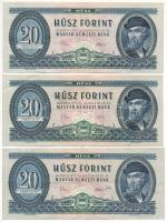1975. 20Ft (5x) T:F közte szép papír