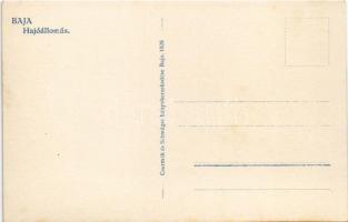 Baja, Duna részlet a hajóállomással, "Szent László" oldalkerekes gőzhajó, Baja-Bátaszék va...