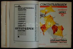 Magyar Grafika. Az összes grafikai iparágakat fejlesztő havi folyóirat. (Festék-különszám sok színes...