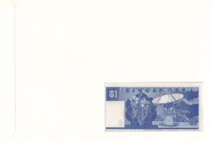 Szingapúr 1987. 1D felbélyegzett borítékban, bélyegzéssel T:UNC
Singapore 1987. 1 Dollar in envelop...