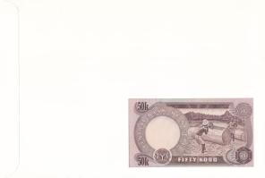 Nigéria 1973-1978. 50K felbélyegzett borítékban, bélyegzéssel T:UNC
Nigeria 1973-1978. 50 Kobo in e...