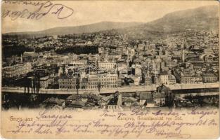 Sarajevo, Gesamtansicht von Süd / general view (Rb)