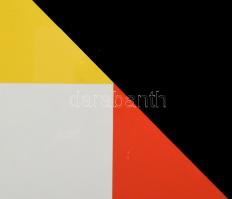 Bill, Max (1908-1994): Kompozíció fehér középpel. Szitanyomat, papír. Jelzett. Számozott (17/50). Üv...