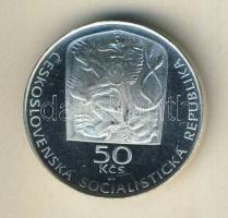 Csehszlovákia 1974. 50K Ag "Janko Jesensky" T:PP