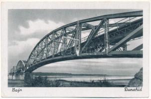 Baja, Dunahíd + "Országos Könyvhivatal Terjeszthető 1949" engedély a hátoldalon