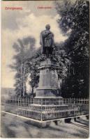 1908 Zalaegerszeg, Deák szobor. Breisach Sámuel kiadása (EK)