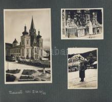 1930 Bécs 72 fotót tartalmazó album rendkívül érdekes, mozgalmas városképekkel / Vienna album with 7...