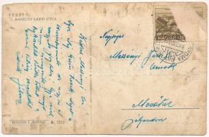 1938 Vésztő, Kossuth Lajos utca, református templom. Weinstock E. Nr. 1218. + "BÉKÉSCSABA-KÖTEG...