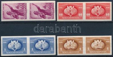 1949 Nőnap és UPU vágott párok (25.000) / Mi 1036, 1056-1058 imperforata pairs