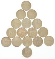 1992. 200Ft Ag "MNB" (2x) + 1993. 200Ft Ag "MNB" (4x) + 1994. 200Ft "Deák" (10x) T:AU,XF közte patina, karc Adamo F13, F13.1