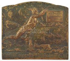 Szirmai Tony (Antal) (1871-1938) 1924. "Királyi Magyar Automobil-Club" aranyozott bronz sp...
